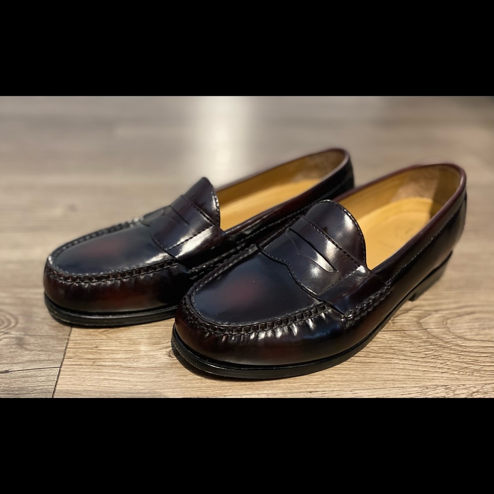 Cole Haan Handsewn Pinch Grand 0s in burgundy
